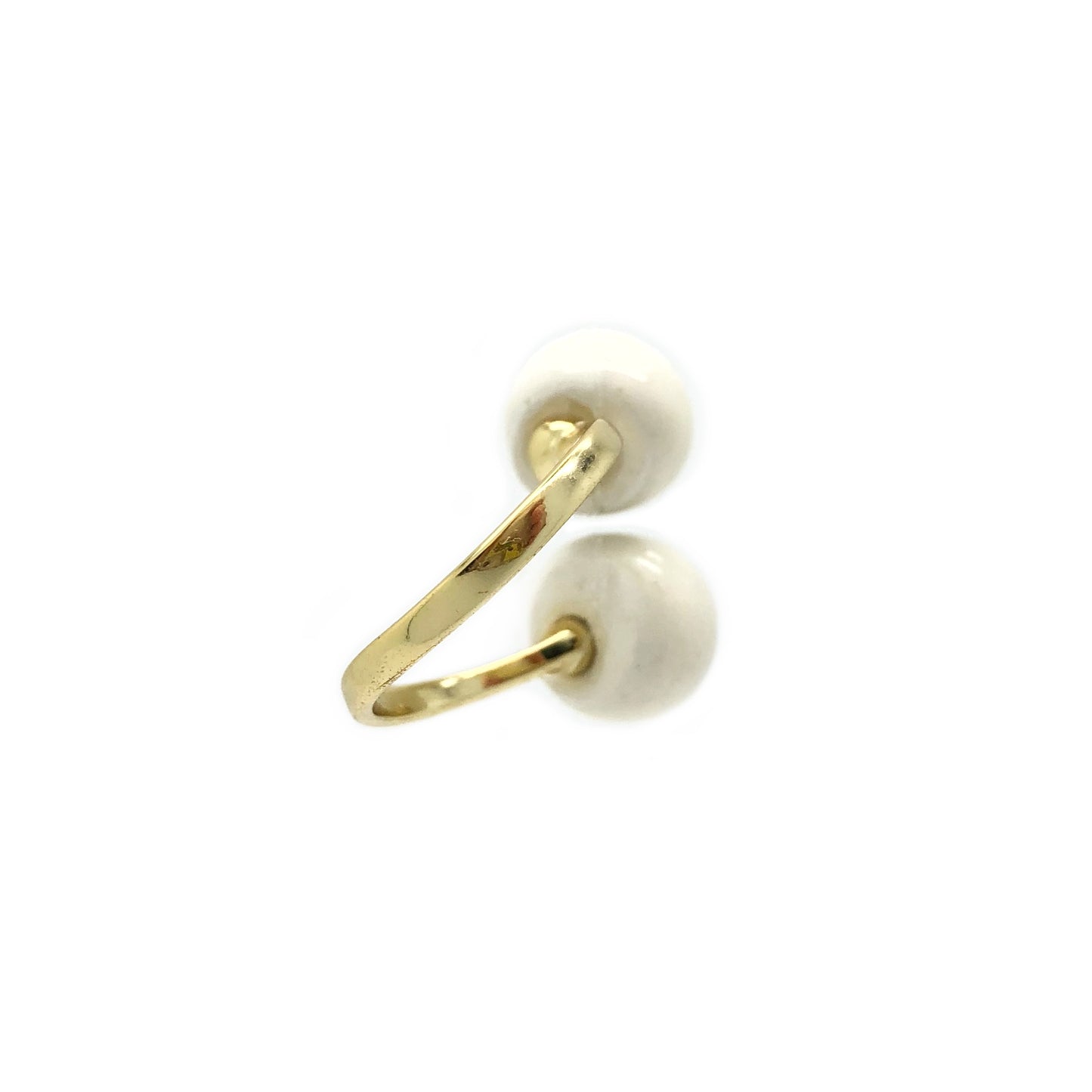 anello bianco e oro