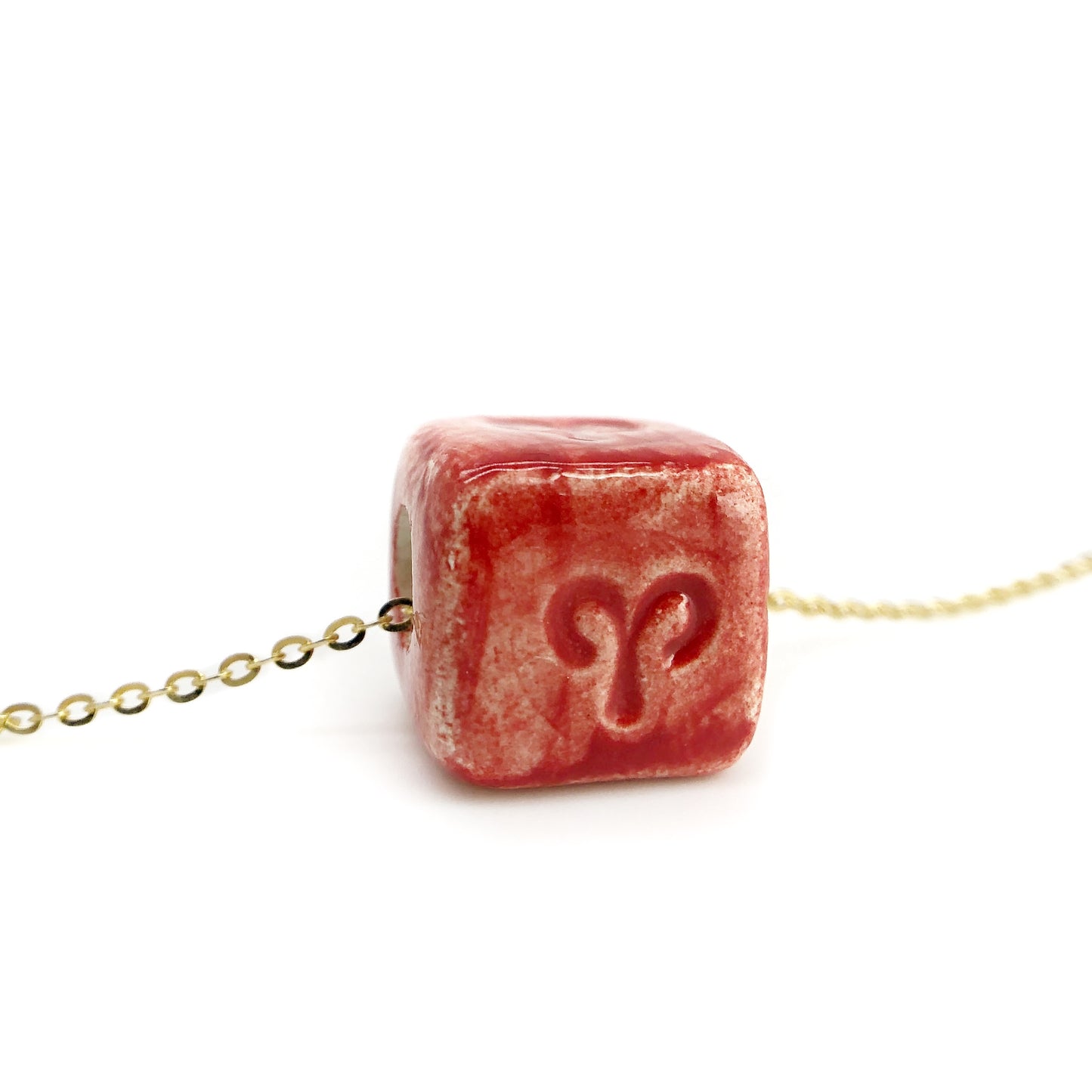 Pendant with Aries cube