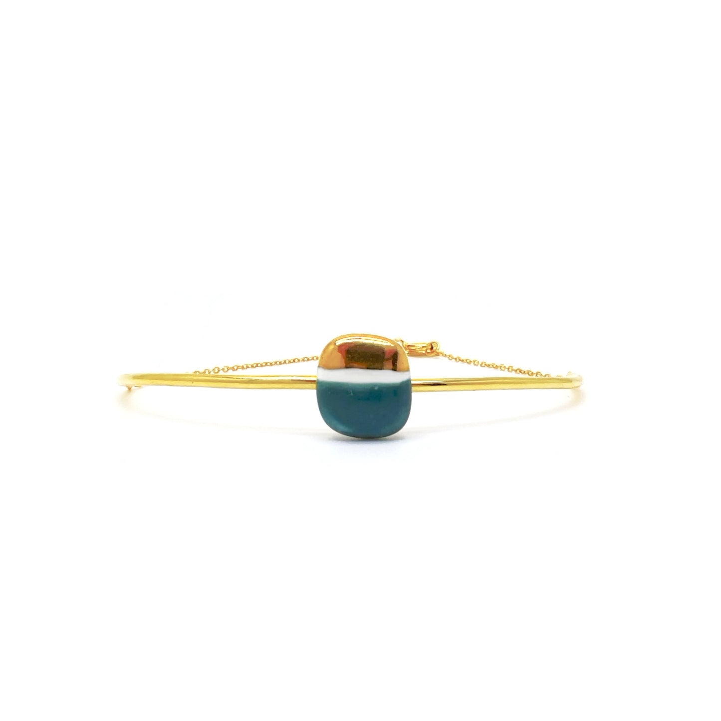 Gold and red fish bracelet