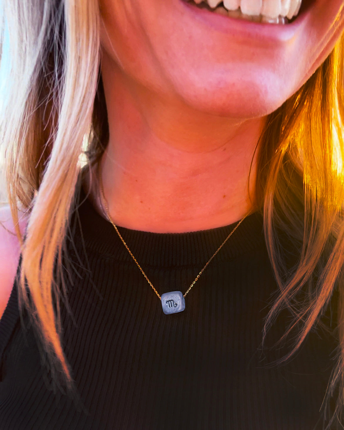 Scorpio zodiac sign pendant