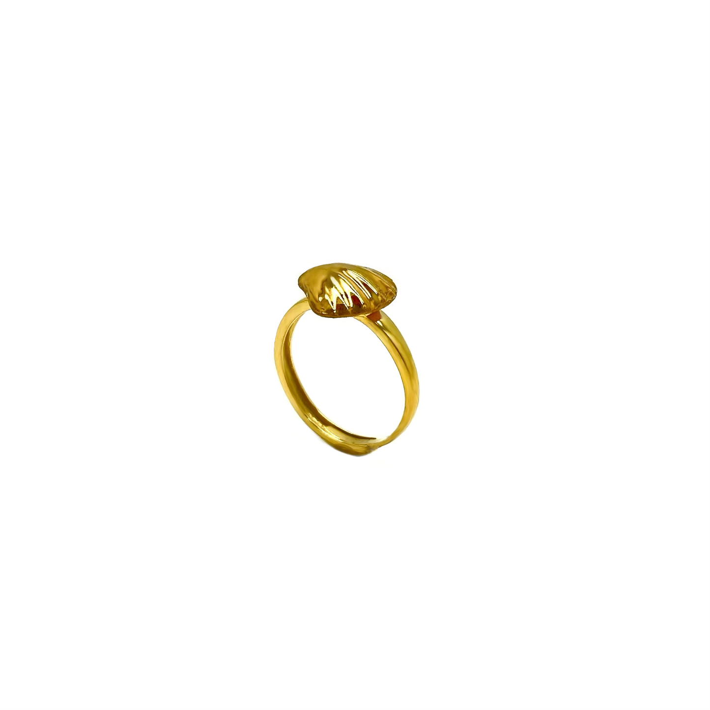 Anello conchiglia oro