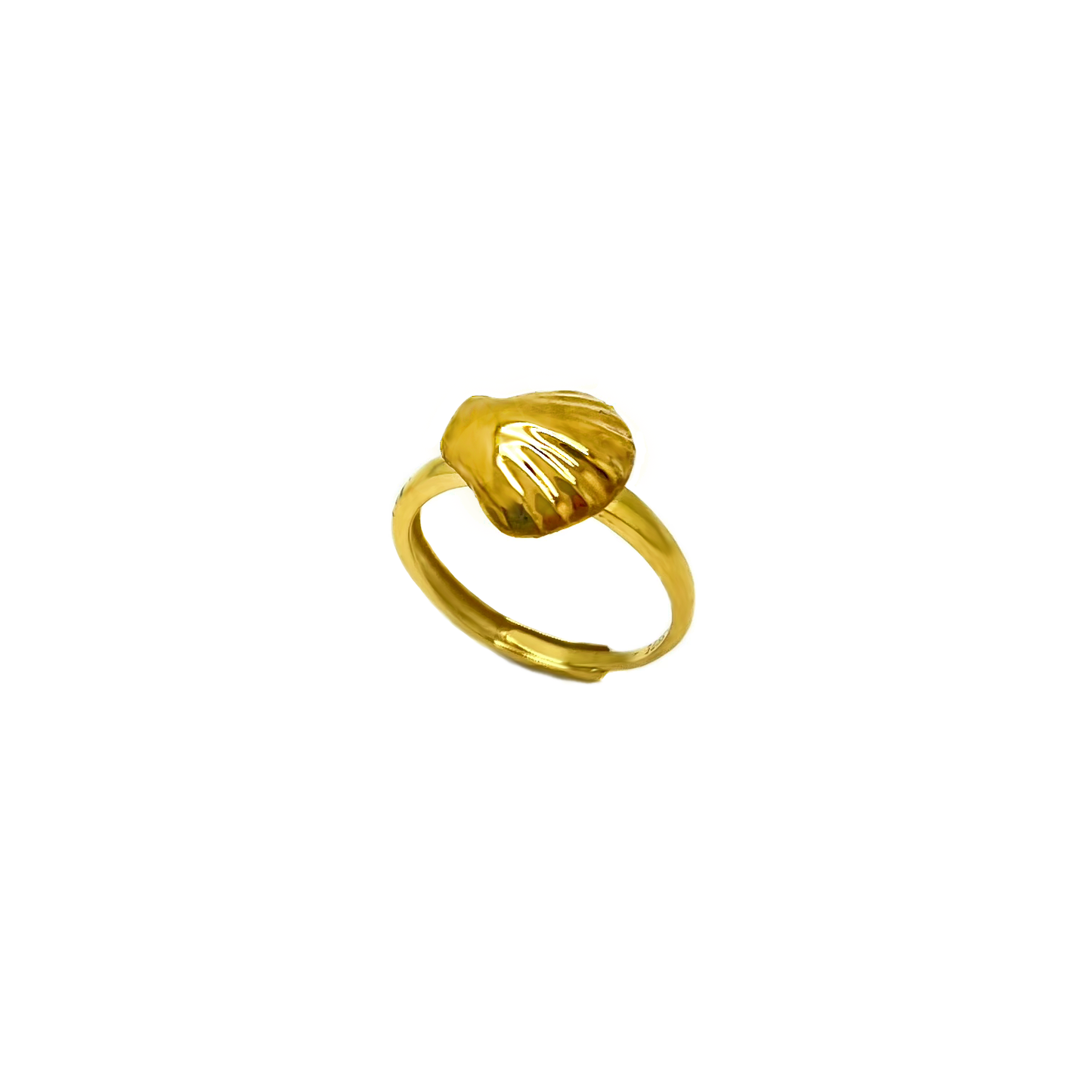 Anello conchiglia oro