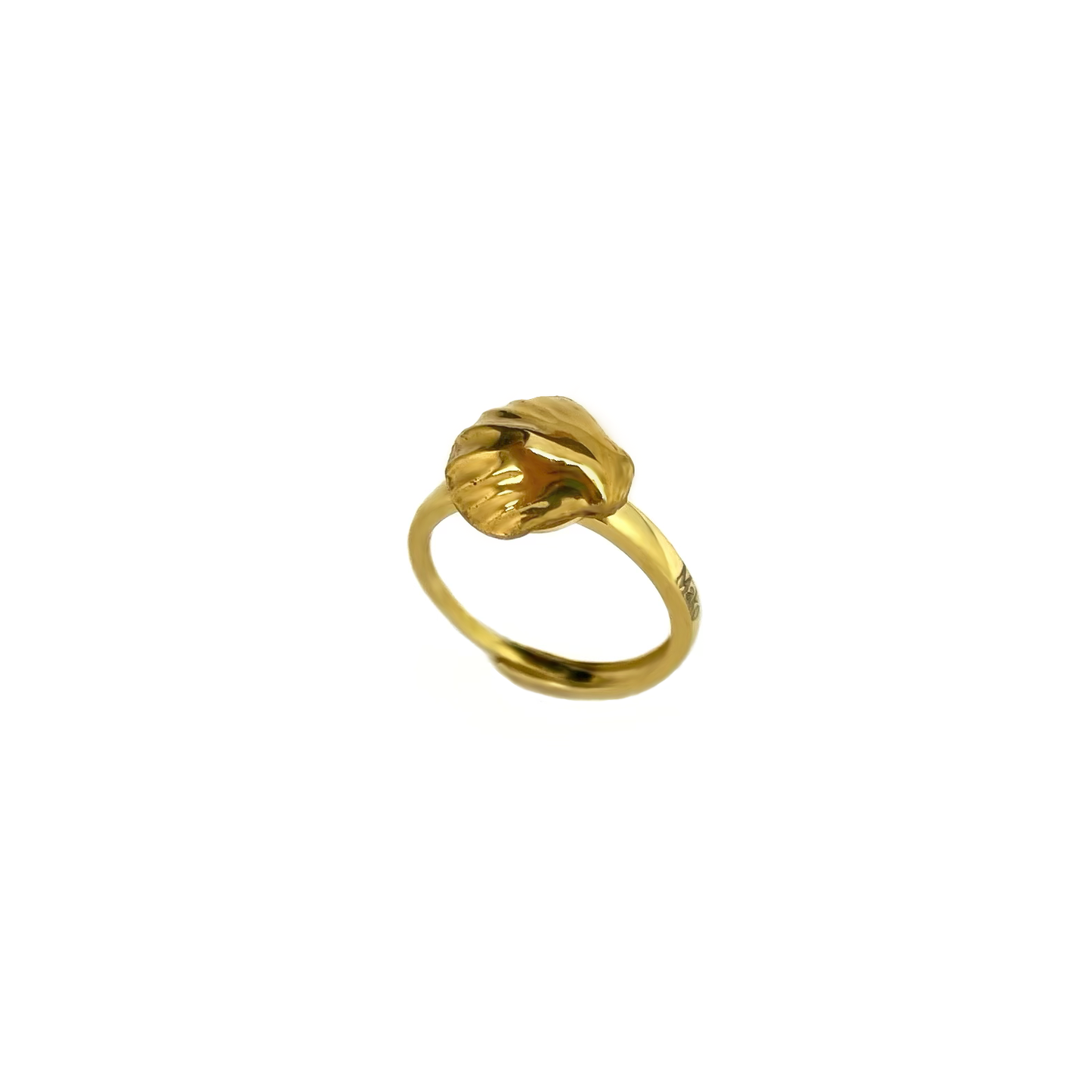 Anello conchiglia oro