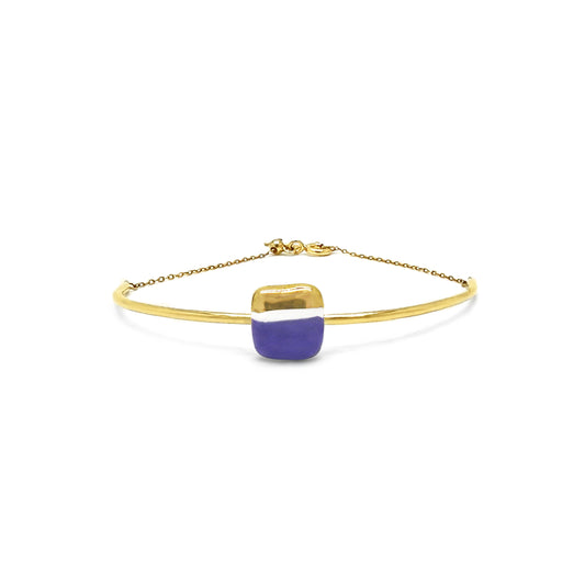 Gold and red fish bracelet