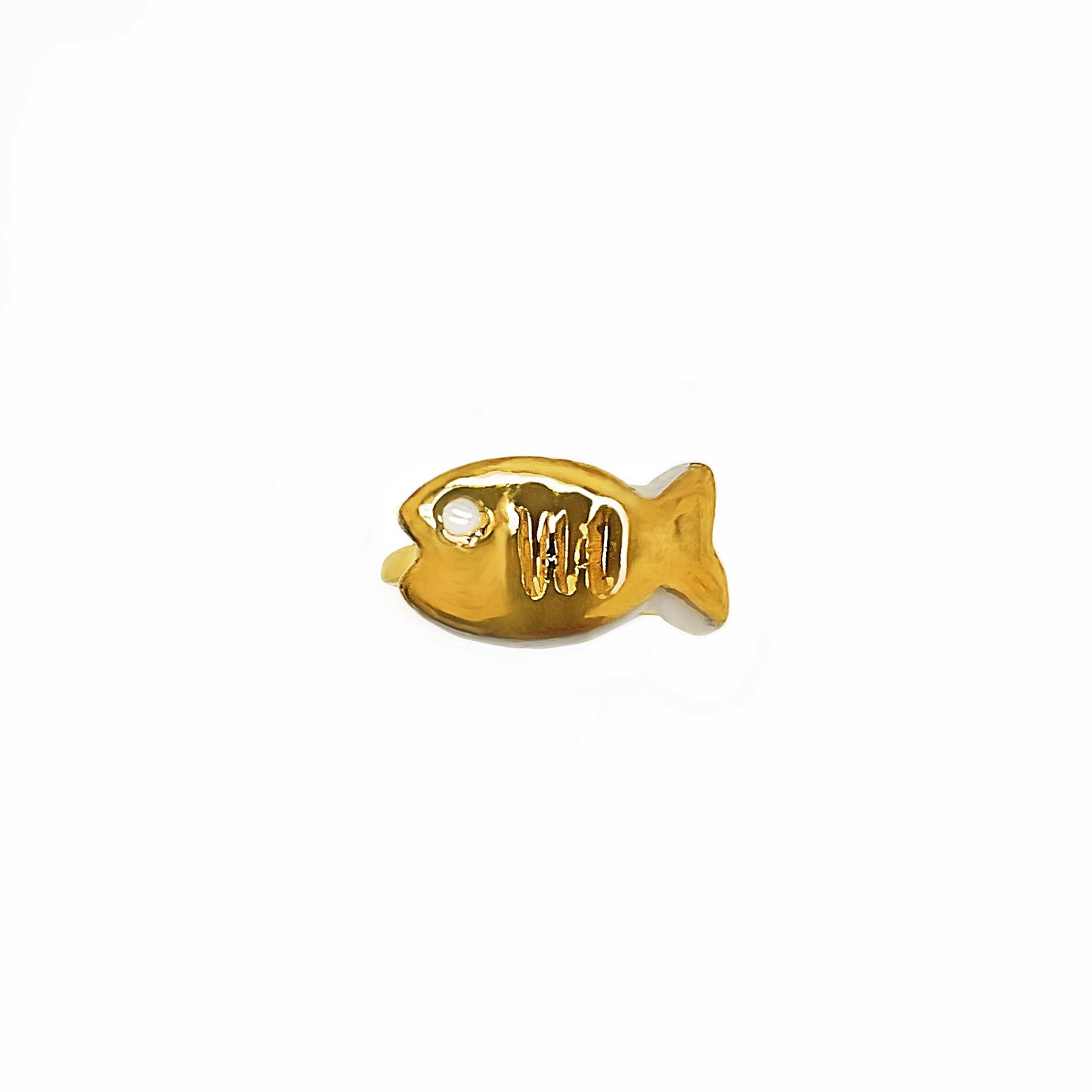 Gold fish ring
