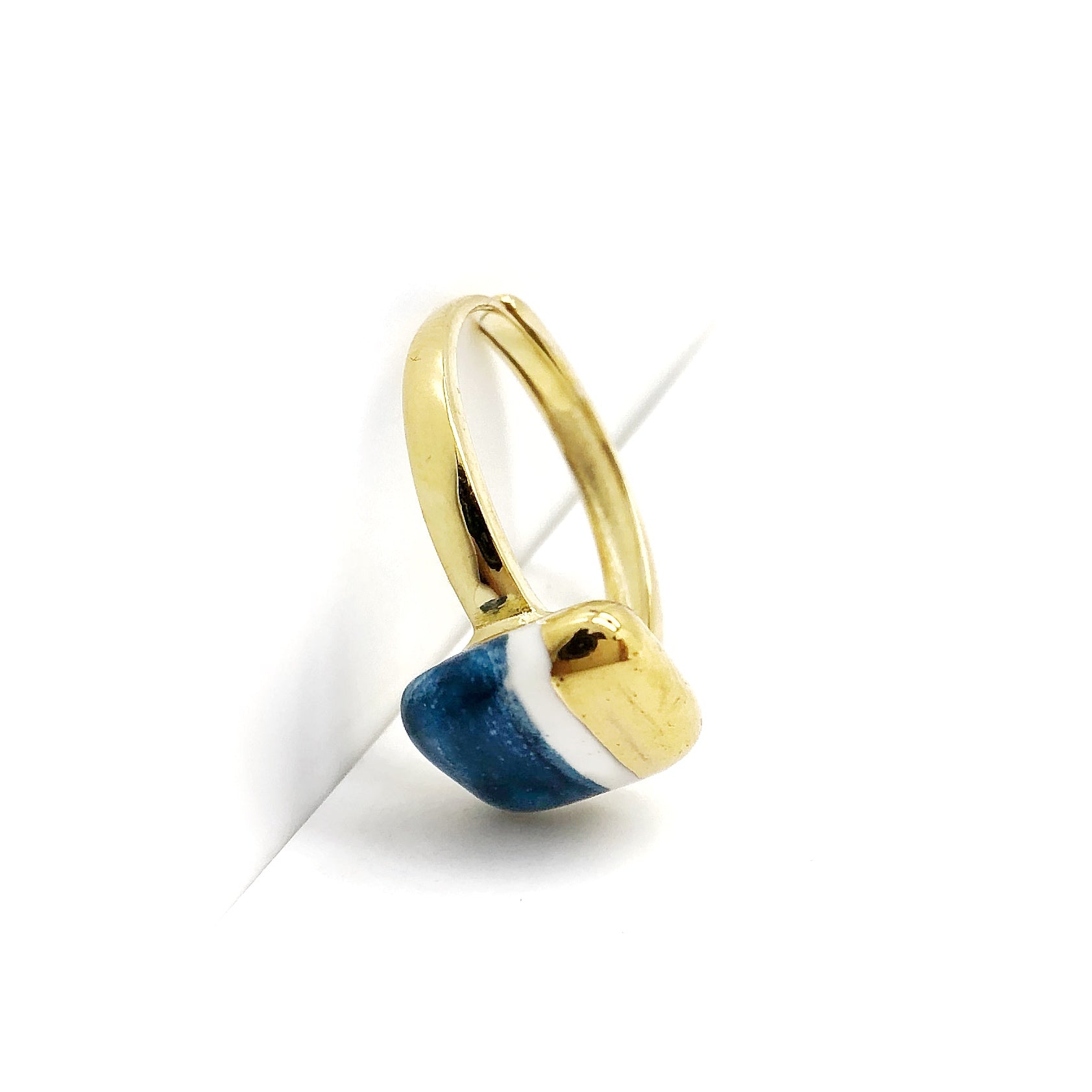 anello mini blu classico