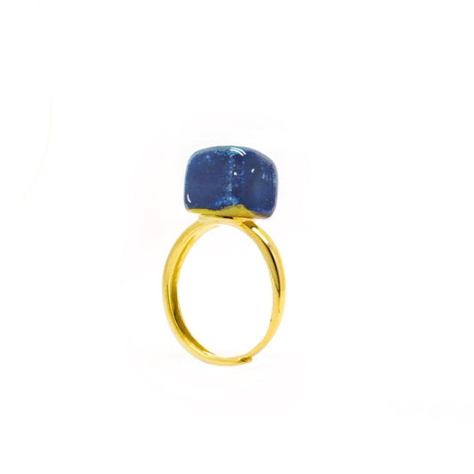 anello blu classico